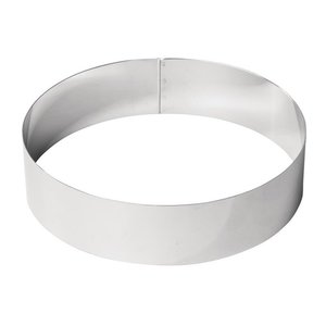 de BUYER Stainless Steel Mousse Ring 240 x 60mm