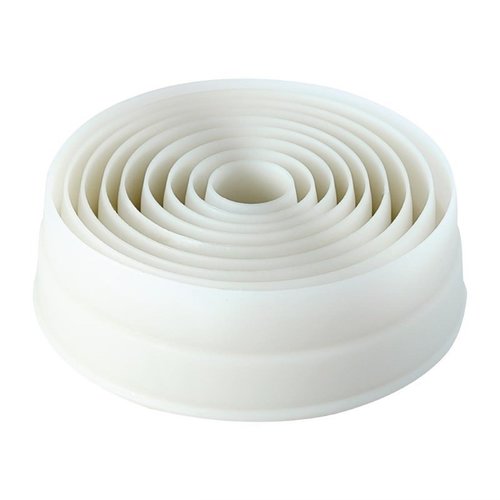 Schneider Plain Round Pastry Cutters (Pack of 9) Schneider Plain Round Pastry Cutters (Pack of 9)