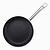 Vogue Non-Stick Teflon Aluminium Induction Pan Ø280 mm