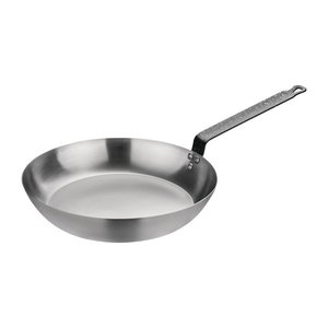 Vogue Patelnia uniwersalna ze stali węglowej Ø305 mm Black Iron Vogue Patelnia uniwersalna ze stali węglowej Ø305 mm Black Iron