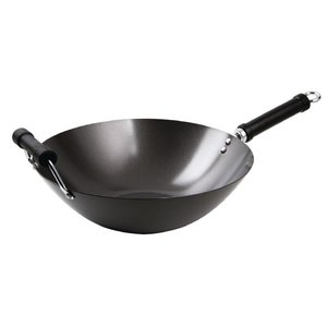 Kitchen Craft Non Stick Flat Base Wok 356mm Kitchen Craft Non Stick Flat Base Wok 356mm