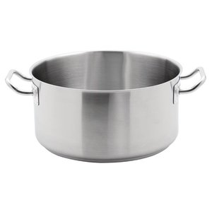 Vogue Stainless Steel 18/10 Low Pot 12,5 L Ø 320 mm