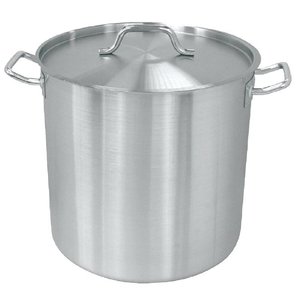 Vogue Stainless Steel 18/10 Low Pot 49 L Ø 400 mm