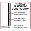 Vogue Triwall Aluminium Induction Pan Ø280 mm