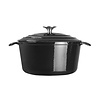Vogue Black Round Casserole Dish 4Ltr Vogue Black Round Casserole Dish 4Ltr