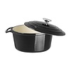 Vogue Black Round Casserole Dish 4Ltr Vogue Black Round Casserole Dish 4Ltr