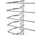 Vogue Pizza Pan Stacking Rack 15 Slot