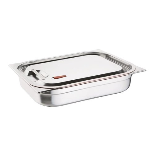 Vogue Stainless Steel Gastronorm Lid 1/1 with Seal Vogue Stainless Steel Gastronorm Lid 1/1 with Seal