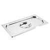 Vogue Stainless Steel Gastronorm Lid 1/6 Notched Vogue Stainless Steel Gastronorm Lid 1/6 Notched
