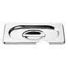 Vogue Stainless Steel Gastronorm Lid 1/2 Notched Vogue Stainless Steel Gastronorm Lid 1/2 Notched