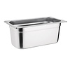 Vogue Stainless Steel Gastronorm Pan 1/3 100 mm Vogue Stainless Steel Gastronorm Pan 1/3 100 mm