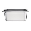 Vogue Stainless Steel Gastronorm Pan 1/3 100 mm Vogue Stainless Steel Gastronorm Pan 1/3 100 mm