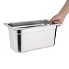 Vogue Stainless Steel Gastronorm Pan 1/3 150 mm Vogue Stainless Steel Gastronorm Pan 1/3 150 mm