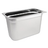 Vogue Stainless Steel Gastronorm Pan 1/3 200 mm Vogue Stainless Steel Gastronorm Pan 1/3 200 mm