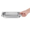 Vogue Stainless Steel Gastronorm Pan 1/4 40 mm Vogue Stainless Steel Gastronorm Pan 1/4 40 mm