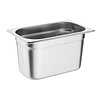 Vogue Stainless Steel Gastronorm Pan 1/4 150 mm Vogue Stainless Steel Gastronorm Pan 1/4 150 mm