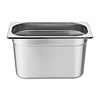 Vogue Stainless Steel Gastronorm Pan 1/4 150 mm Vogue Stainless Steel Gastronorm Pan 1/4 150 mm