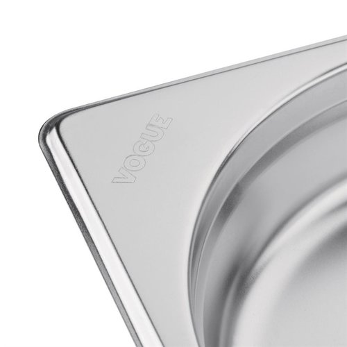 Vogue Pojemnik GN 1/4 150 mm ze stali nierdzewnej Vogue Pojemnik GN 1/4 150 mm ze stali nierdzewnej