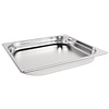 Vogue Stainless Steel Gastronorm Pan 2/3 40 mm Vogue Stainless Steel Gastronorm Pan 2/3 40 mm