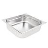 Vogue Stainless Steel Gastronorm Pan 2/3 100 mm