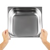 Vogue Stainless Steel Gastronorm Pan 2/3 100 mm