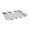 Vogue Stainless Steel Gastronorm Pan 2/1 40 mm