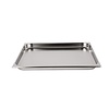 Vogue Stainless Steel Gastronorm Pan 2/1 40 mm