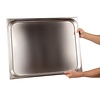 Vogue Stainless Steel Gastronorm Pan 2/1 40 mm