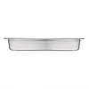 Vogue Stainless Steel Gastronorm Pan 2/1 100 mm