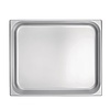 Vogue Stainless Steel Gastronorm Pan 2/1 100 mm