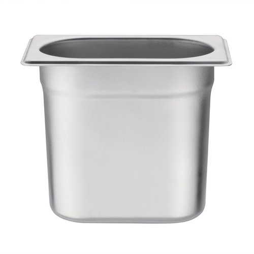 Vogue Stainless Steel Gastronorm Pan 1/9 150 mm Vogue Stainless Steel Gastronorm Pan 1/9 150 mm