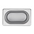 Vogue Stainless Steel Gastronorm Pan 1/9 150 mm