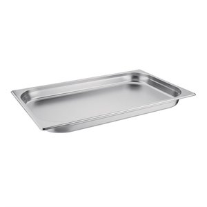 Vogue Stainless Steel Gastronorm Pan 1/1 40 mm Vogue Stainless Steel Gastronorm Pan 1/1 40 mm