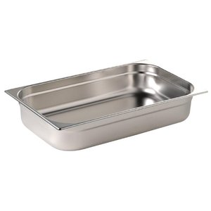 Vogue Stainless Steel Gastronorm Pan 1/1 65 mm Vogue Stainless Steel Gastronorm Pan 1/1 65 mm