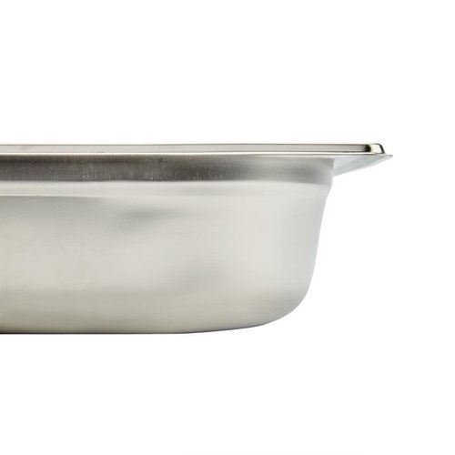 Vogue Stainless Steel Gastronorm Pan 1/1 65 mm Vogue Stainless Steel Gastronorm Pan 1/1 65 mm