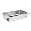 Vogue Stainless Steel Gastronorm Pan 1/1 100 mm