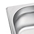 Vogue Stainless Steel Gastronorm Pan 1/1 150 mm