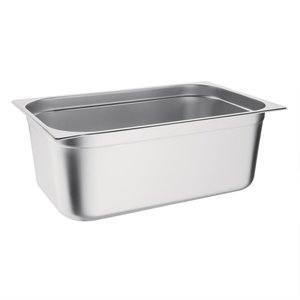 Vogue Stainless Steel Gastronorm Pan 1/1 200 mm Vogue Stainless Steel Gastronorm Pan 1/1 200 mm