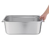 Vogue Stainless Steel Gastronorm Pan 1/1 200 mm Vogue Stainless Steel Gastronorm Pan 1/1 200 mm