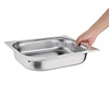 Vogue Stainless Steel Gastronorm Pan 1/2 65 mm Vogue Stainless Steel Gastronorm Pan 1/2 65 mm