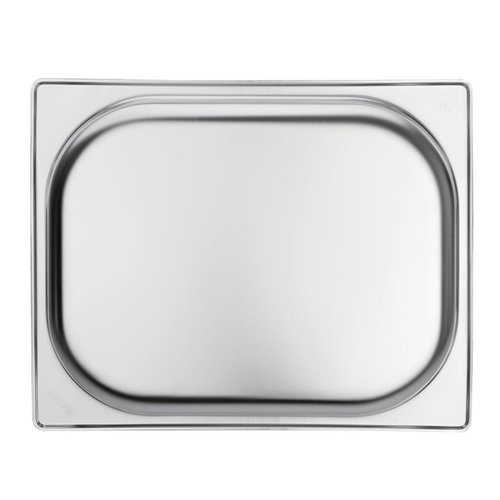 Vogue Stainless Steel Gastronorm Pan 1/2 65 mm Vogue Stainless Steel Gastronorm Pan 1/2 65 mm