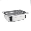 Vogue Stainless Steel Gastronorm Pan 1/2 100 mm Vogue Stainless Steel Gastronorm Pan 1/2 100 mm