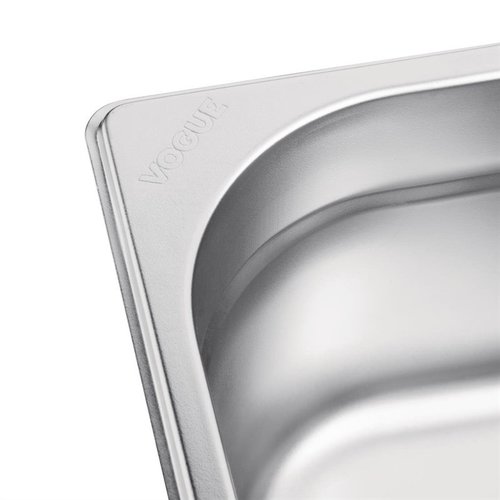 Vogue Pojemnik GN 1/2 100 mm ze stali nierdzewnej Vogue Pojemnik GN 1/2 100 mm ze stali nierdzewnej