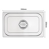 Vogue Stainless Steel Gastronorm Lid 1/1 Vogue Stainless Steel Gastronorm Lid 1/1