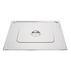 Vogue Stainless Steel Gastronorm Lid 2/1