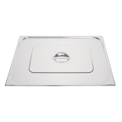 Vogue Stainless Steel Gastronorm Lid 2/1 Vogue Stainless Steel Gastronorm Lid 2/1