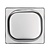 Vogue Stainless Steel Gastronorm Pan 1/6 100 mm