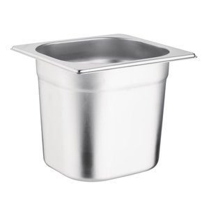 Vogue Stainless Steel Gastronorm Pan 1/6 150 mm