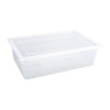 Vogue Polypropylane Container with a Lid GN 1/1 150 mm (Pack of 2)