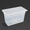 Vogue Polypropylane Container with a Lid GN 1/3 200 mm (Pack of 4) Vogue Polypropylane Container with a Lid GN 1/3 200 mm (Pack of 4)